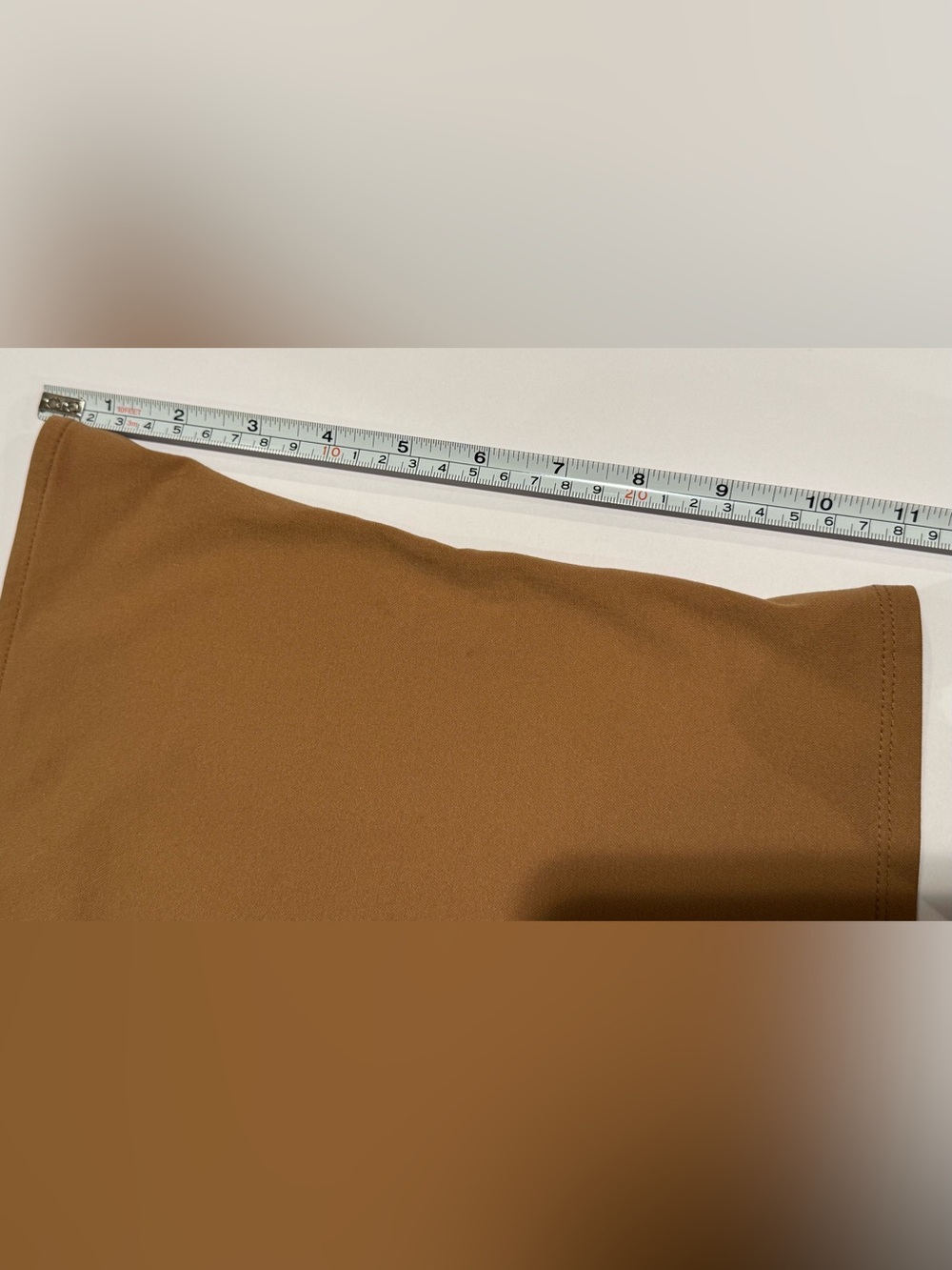 Open Edit Camel Brown Tube Top Size Small Minimalist Strapless Stretch - Picture 6 of 10